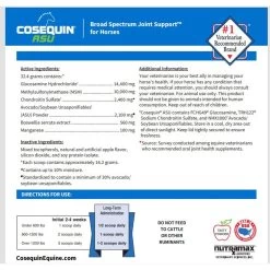 Nutramax Cosequin ASU Powder Joint Health Supplement For Horses -Horse Supplies Shop 106173 PT4. AC SS1800 V1672947029