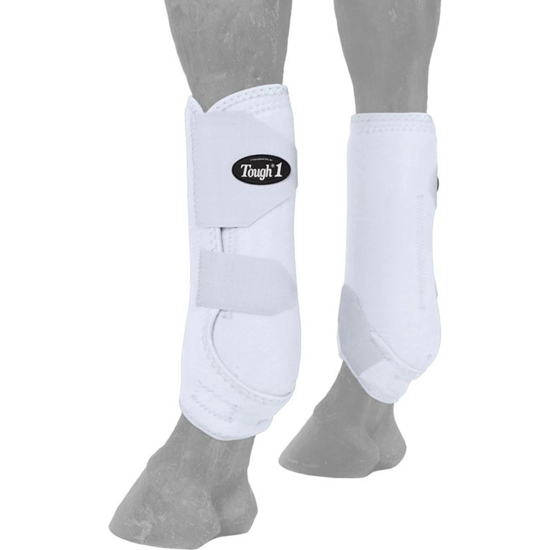 Tough-1 Extreme Vented Horse Sport Boots Set, White 3 Tough-1 Extreme Vented Horse Sport Boots Set, White - Image 3
