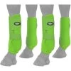 Tough-1 Extreme Vented Horse Sport Boots Set, Neon Green