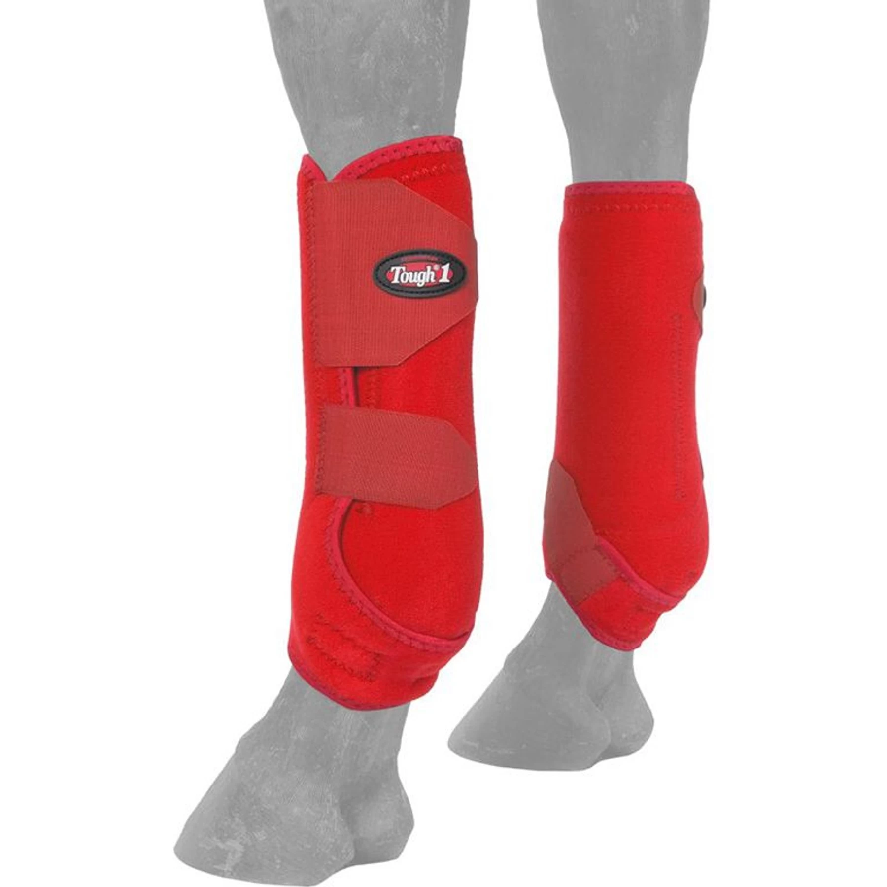 Tough-1 Extreme Vented Horse Sport Boots Set, Red 3 Tough-1 Extreme Vented Horse Sport Boots Set, Red - Image 3