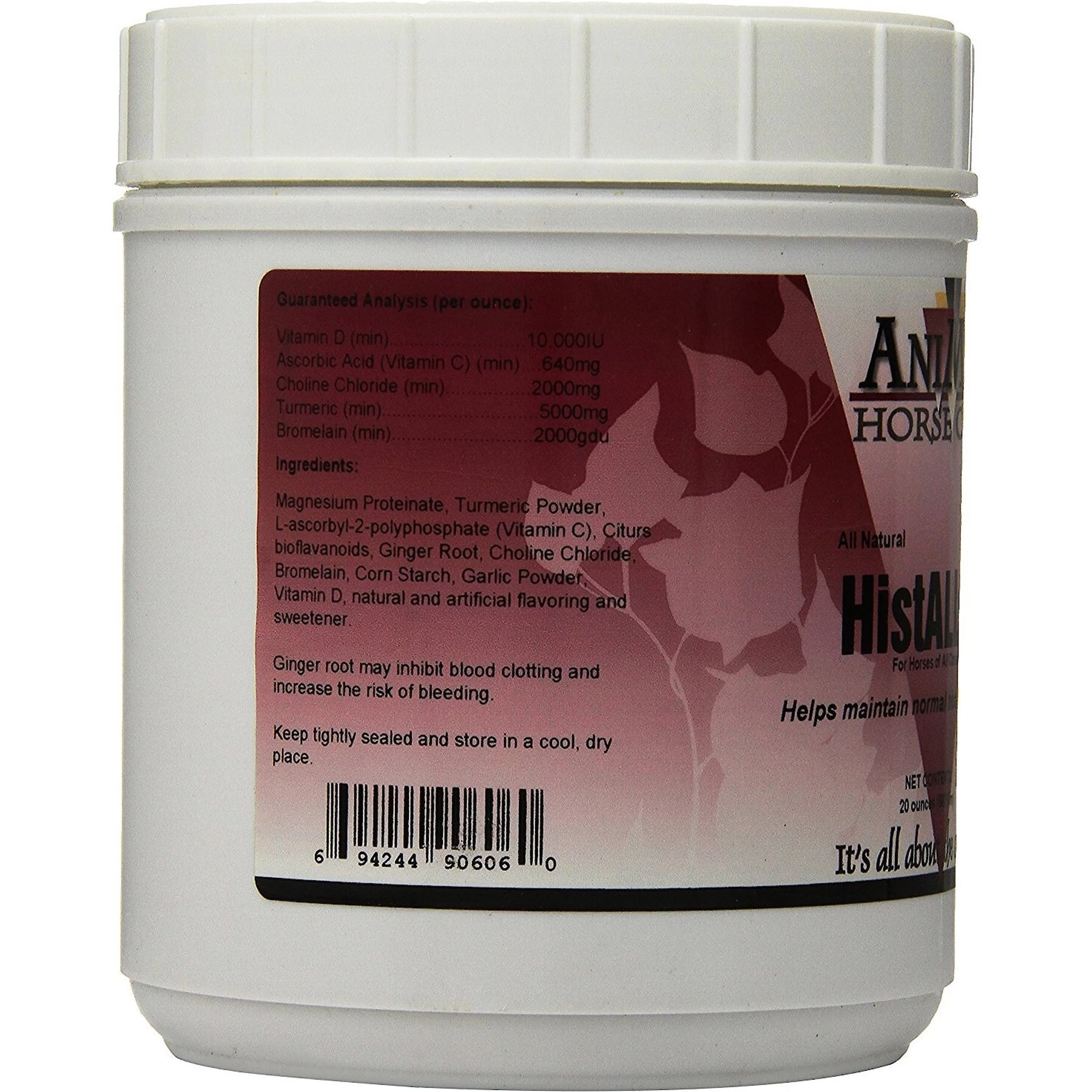 AniMed Natural HistALL H Allergy Relief Powder Horse Supplement 3 AniMed Natural HistALL H Allergy Relief Powder Horse Supplement - Image 3