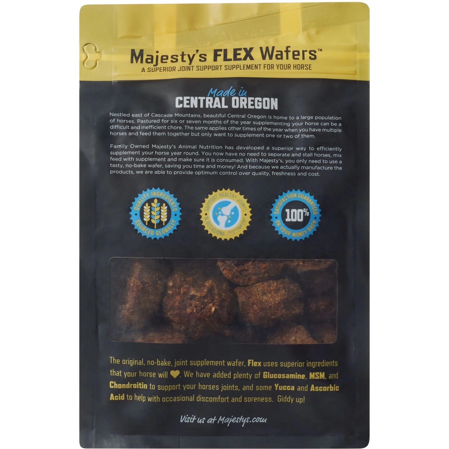 Majesty's Flex Joint Support Wafers Horse Supplement 2 Majesty's Flex Joint Support Wafers Horse Supplement - Image 2