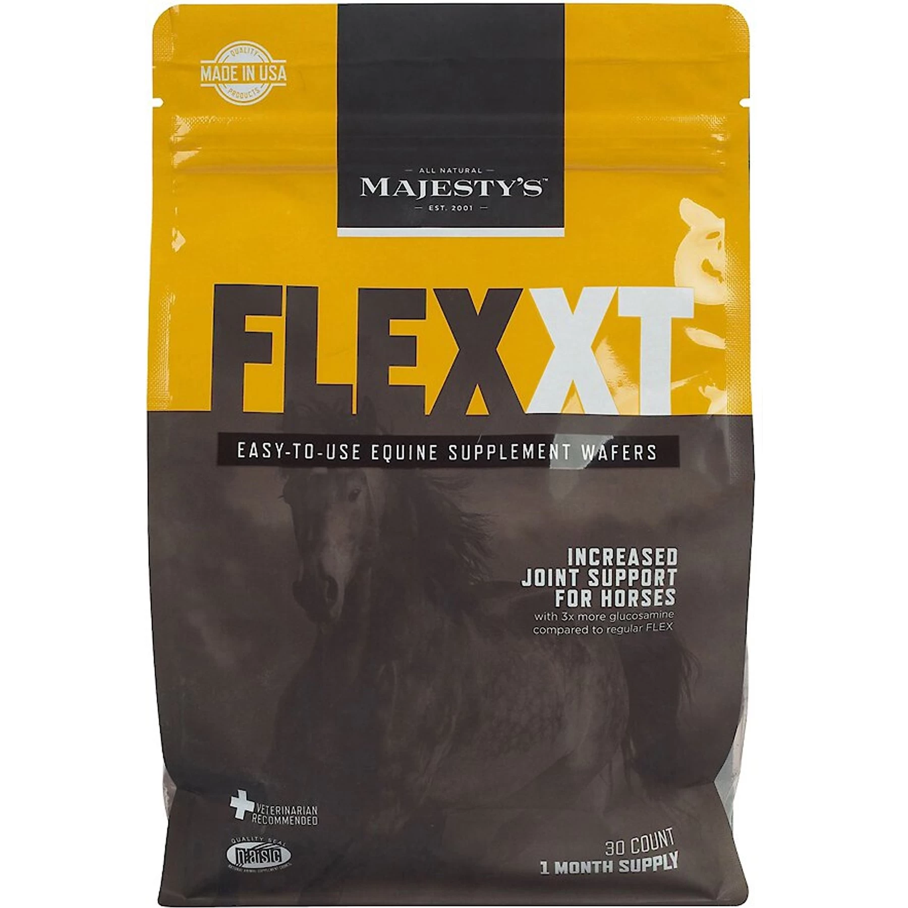 Majesty's Flex XT Increased Joint Support Wafers Horse Supplement 1 Majesty's Flex XT Increased Joint Support Wafers Horse Supplement
