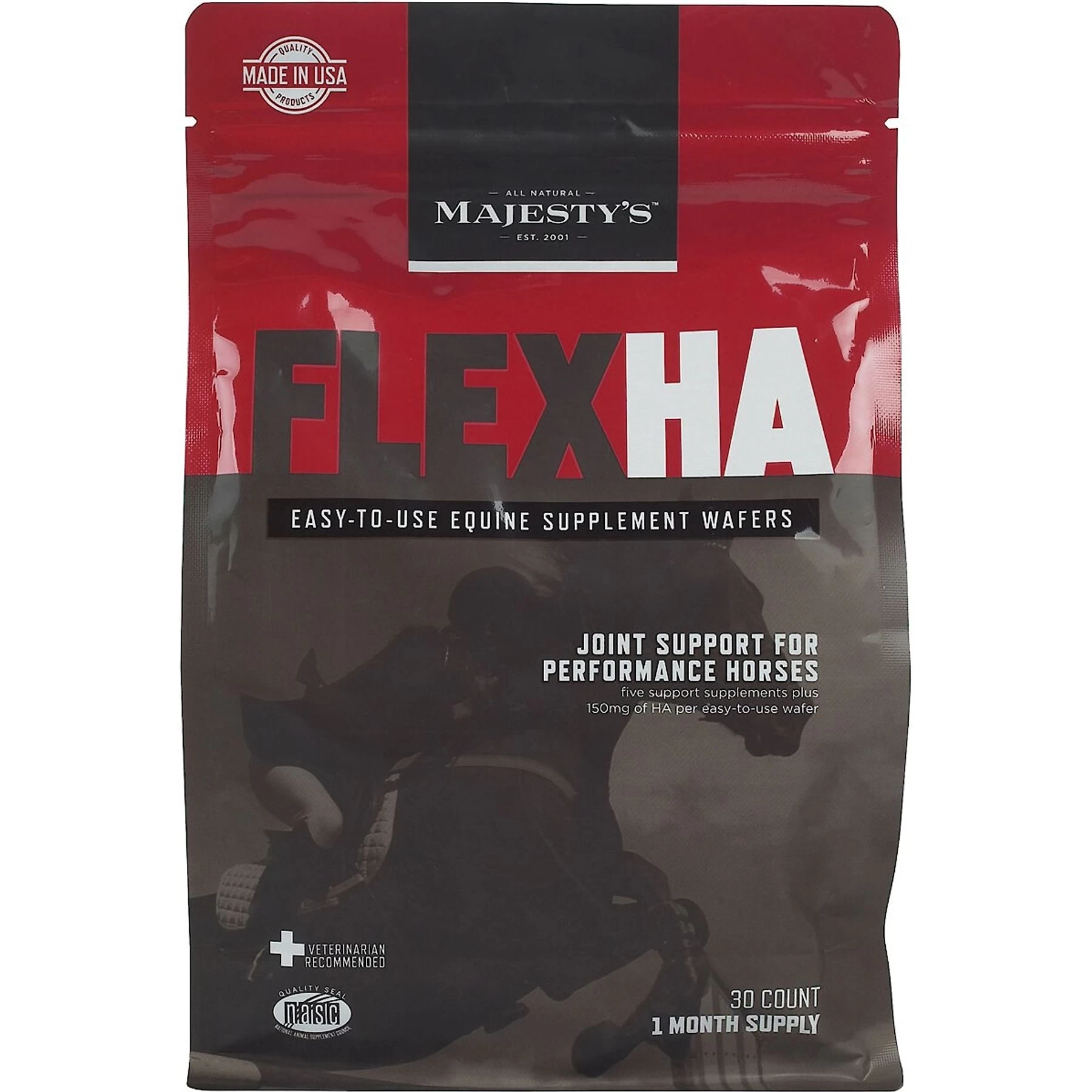 Majesty's Flex HA Joint Support Wafers Horse Supplement 1 Majesty's Flex HA Joint Support Wafers Horse Supplement