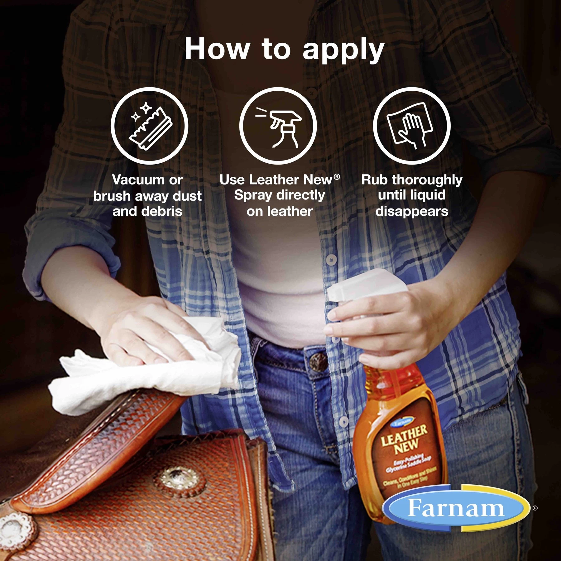 Farnam Leather New Horse Polishing Soap 4 Farnam Leather New Horse Polishing Soap - Image 4
