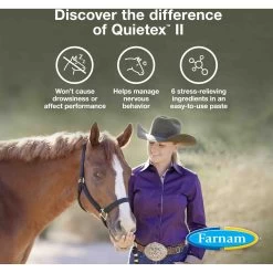 Farnam Quietex Focusing & Calming Paste Horse Supplement, 1.09-mL Syringe 11 Farnam Quietex Focusing & Calming Paste Horse Supplement, 1.09-mL Syringe -Horse Supplies Shop 115648 PT2. AC SS1800 V1692211566