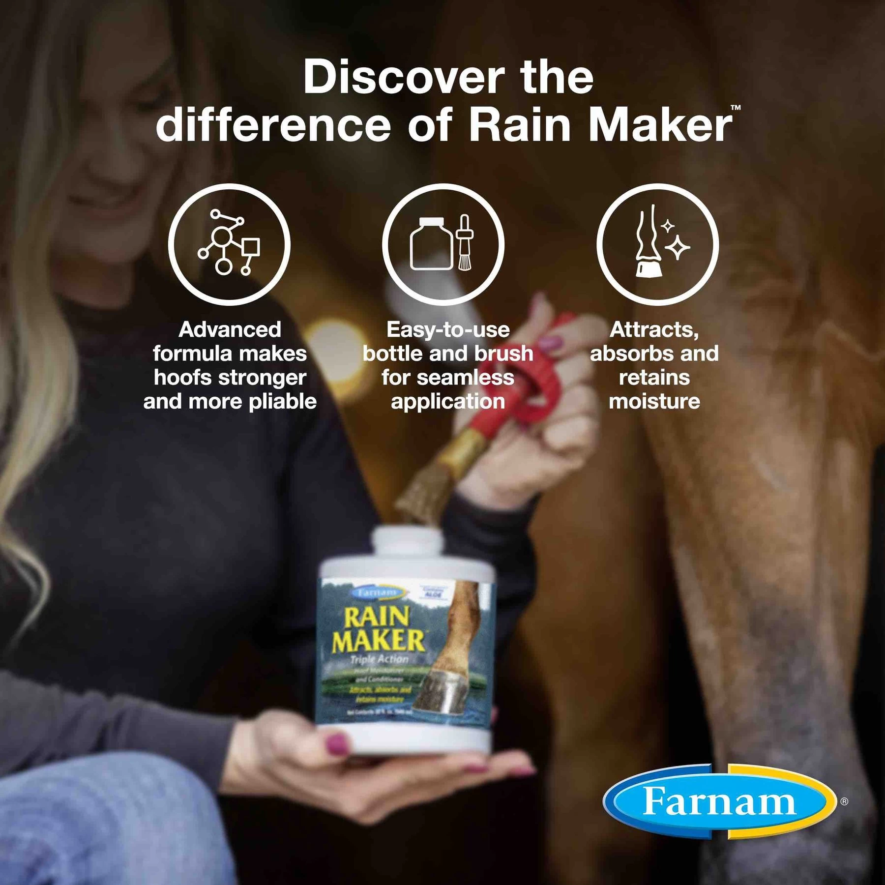 Farnam Rain Maker Horse Hoof Moisturizer 3 Farnam Rain Maker Horse Hoof Moisturizer - Image 3