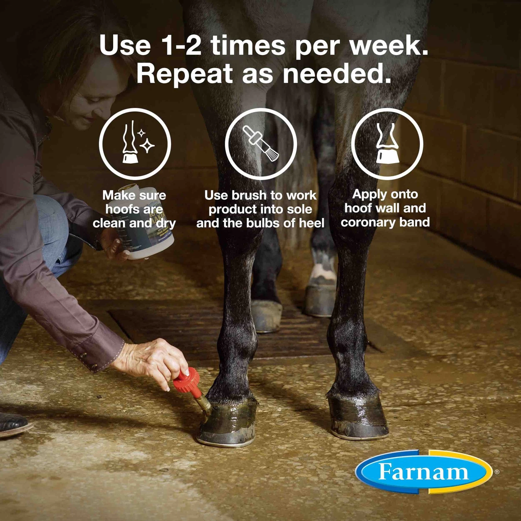 Farnam Rain Maker Horse Hoof Moisturizer 4 Farnam Rain Maker Horse Hoof Moisturizer - Image 4