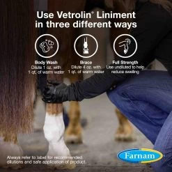 Farnam Vetrolin Sore Muscle & Joint Pain Relief Horse Liniment Concentrate 12 Farnam Vetrolin Sore Muscle & Joint Pain Relief Horse Liniment Concentrate -Horse Supplies Shop 115693 PT3. AC SS1800 V1692209207