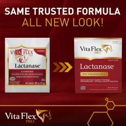 Vita Flex Pro Lactanase Muscle & Metabolism Powder Horse Supplement, 25-gm Packet -Horse Supplies Shop 115705 PT3. AC SS1800 V1681850110