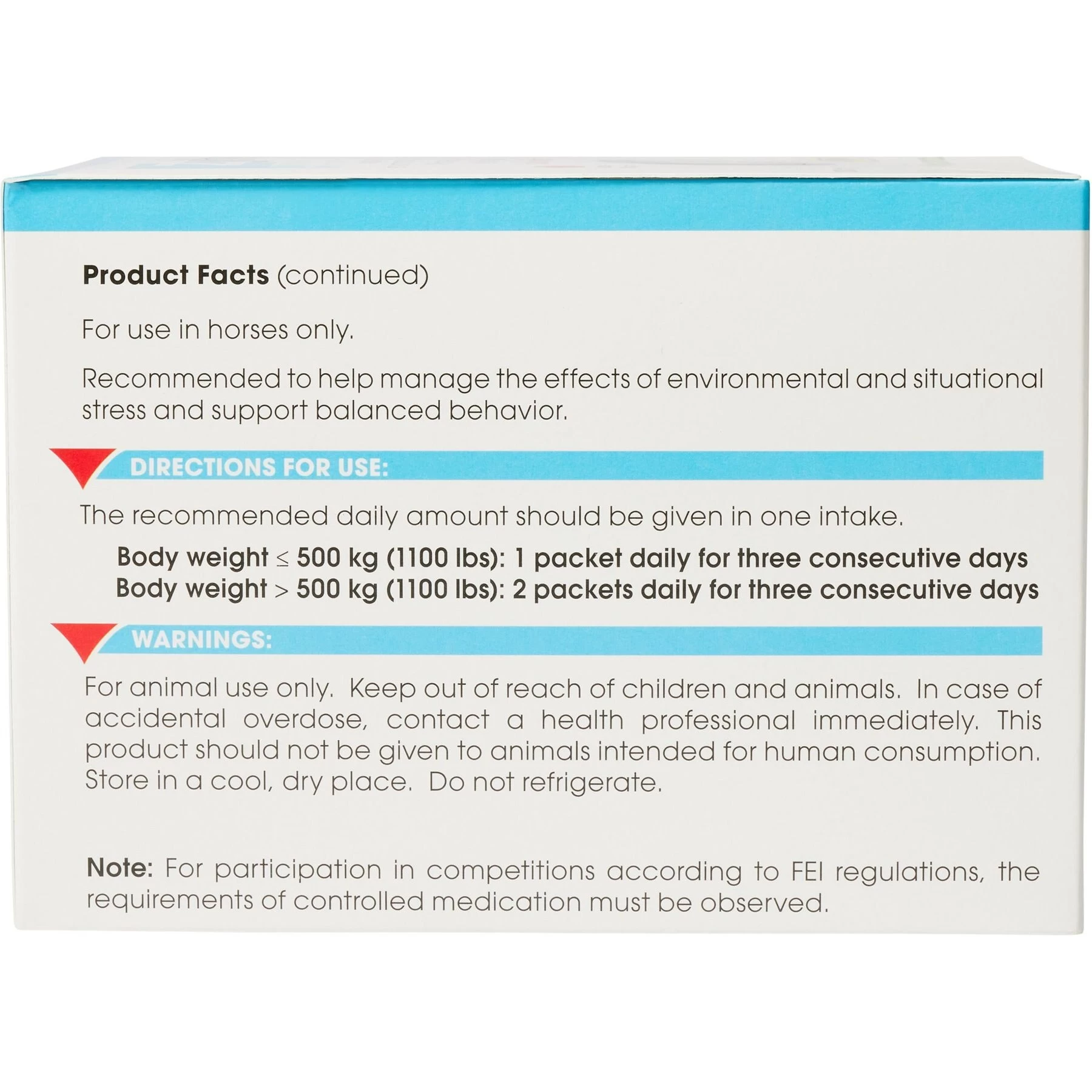 Vetoquinol Zylkene Equine Behavior Support Apple Flavor Powder Horse Supplement 2000 Mg, 20 Count 3 Vetoquinol Zylkene Equine Behavior Support Apple Flavor Powder Horse Supplement 2000 Mg, 20 Count - Image 3