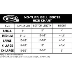 Weaver Leather No-Turn Bell Horse Boots -Horse Supplies Shop 135131 PT3. AC SS1800 V1681932702