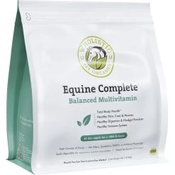 Wholistic Pet Organics Equine Complete Enhanced Daily Multivitamin For Horses Supplement