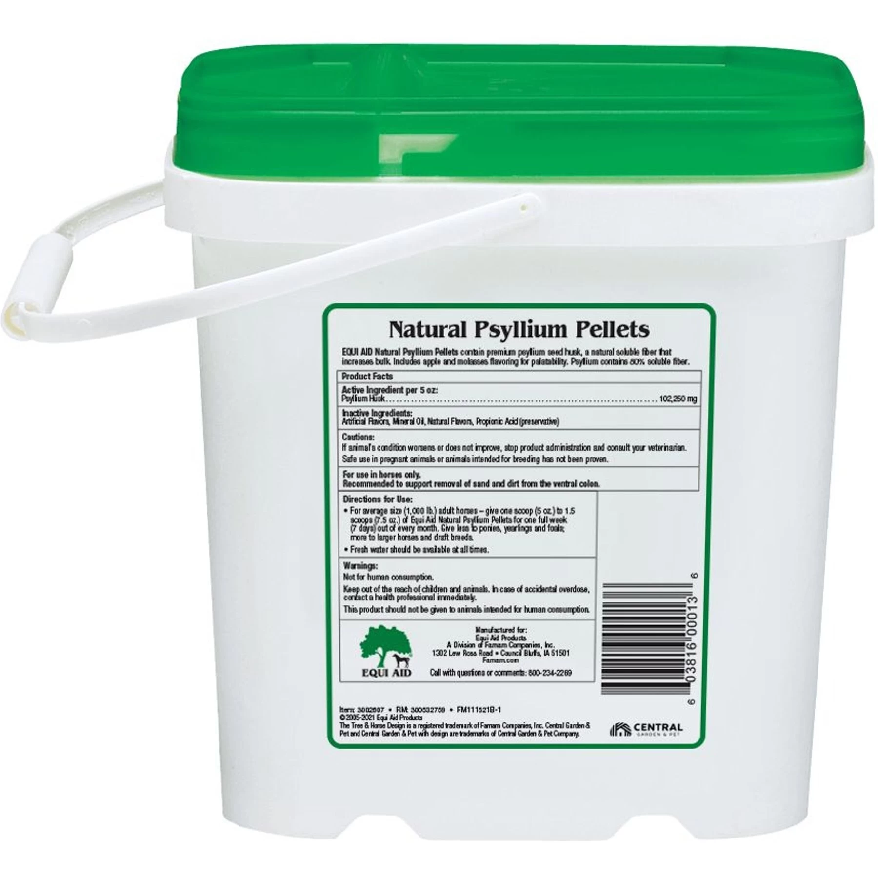 Farnam Equi Aid Natural Psyllium Fiber Pellets Apple/Molasses Flavor Horse Supplement 2 Farnam Equi Aid Natural Psyllium Fiber Pellets Apple/Molasses Flavor Horse Supplement - Image 2