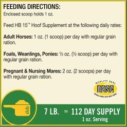 Farnam H.B. 15 Hoof Health Hay Flavor Pellets Horse Supplement 14 Farnam H.B. 15 Hoof Health Hay Flavor Pellets Horse Supplement -Horse Supplies Shop 165229 PT7. AC SS1800 V1607995370