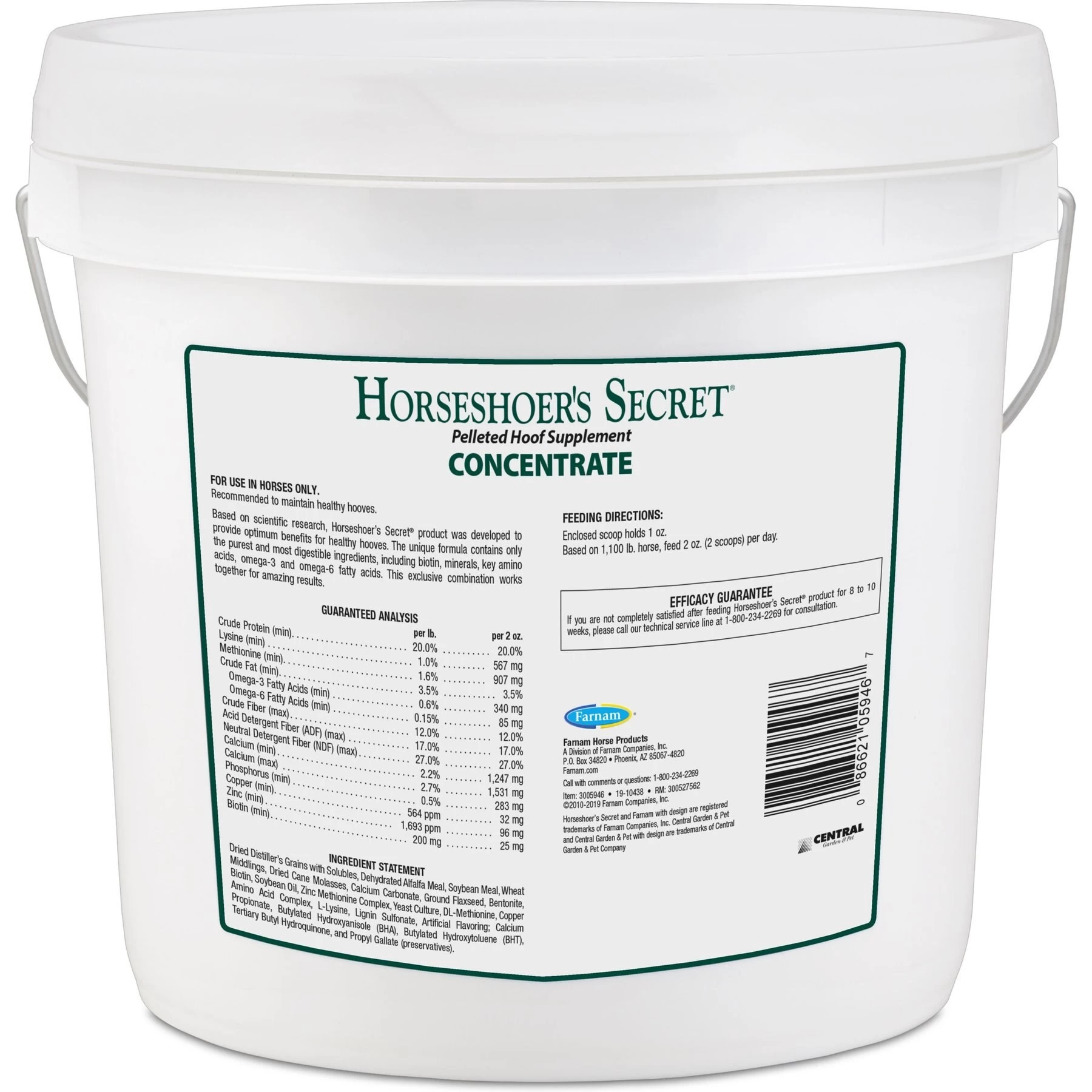 Farnam Horseshoer's Secret Pelleted Hoof Supplement Concentrate, Promotes Healthy Hoof Growth In Horses 8 Farnam Horseshoer's Secret Pelleted Hoof Supplement Concentrate, Promotes Healthy Hoof Growth In Horses - Image 8