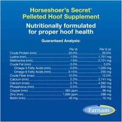 Farnam Horseshoer's Secret Hoof Health Hay Flavor Pellets Horse Supplement -Horse Supplies Shop 165236 PT4. AC SS1800 V1682708439