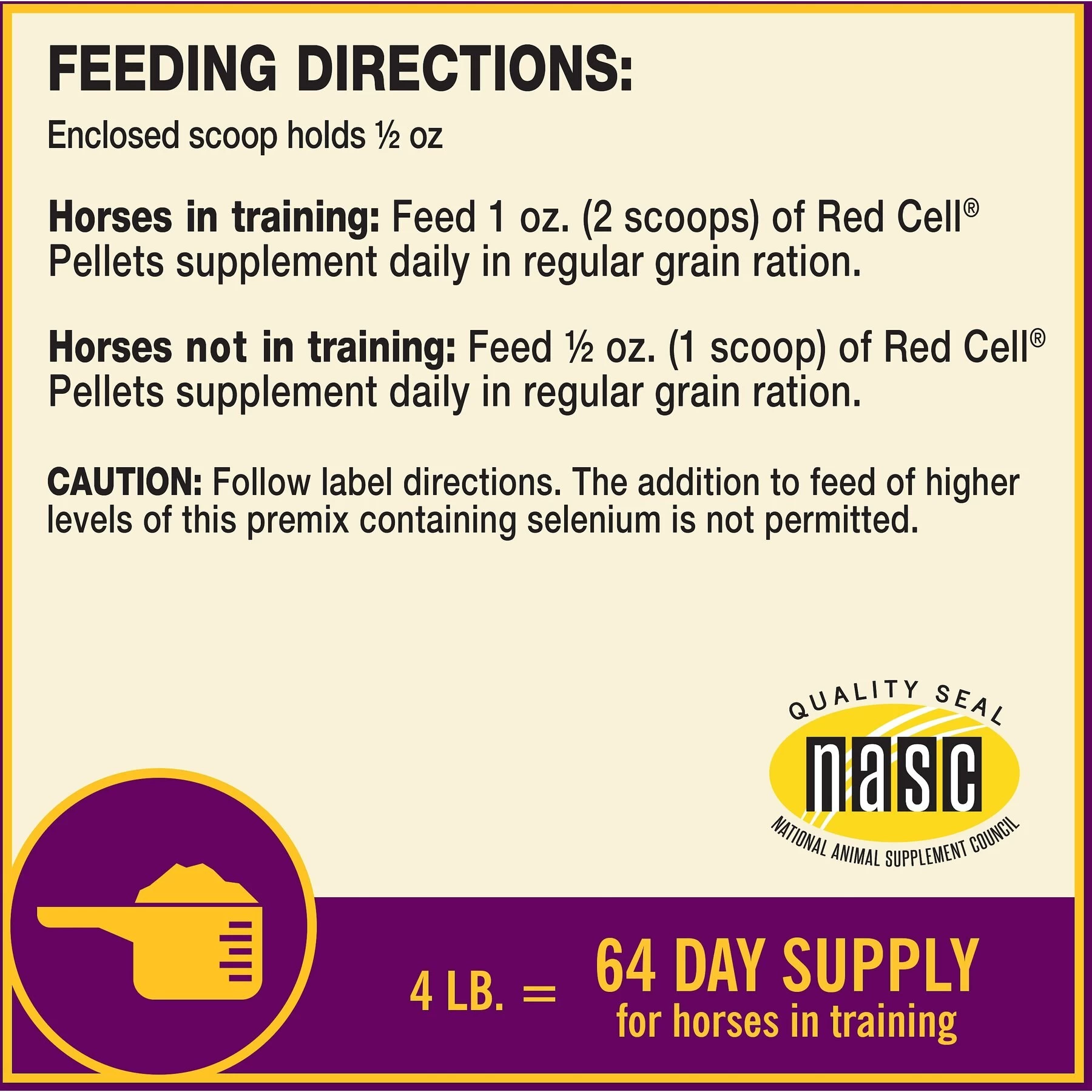 Horse Health Products Red Cell Pellets Horse Supplement, 64-day Supply 9 Horse Health Products Red Cell Pellets Horse Supplement, 64-day Supply - Image 9