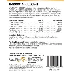 Vita Flex Pro E-5000 Premium Quality Vitamin E Immune Support Granules Horse Supplement, 4-lb Bucket -Horse Supplies Shop 165295 PT6. AC SS1800 V1644968224