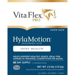 Vita Flex Pro Hylamotion Equine Joint Support Hay Flavor Powder Horse Supplement, 2.5-lb Bucket 8 Vita Flex Pro Hylamotion Equine Joint Support Hay Flavor Powder Horse Supplement, 2.5-lb Bucket -Horse Supplies Shop 165297 PT2. AC SS1800 V1662586972