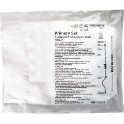 Primary IV Set, Macrobore Prepierced Y-Site 80-in