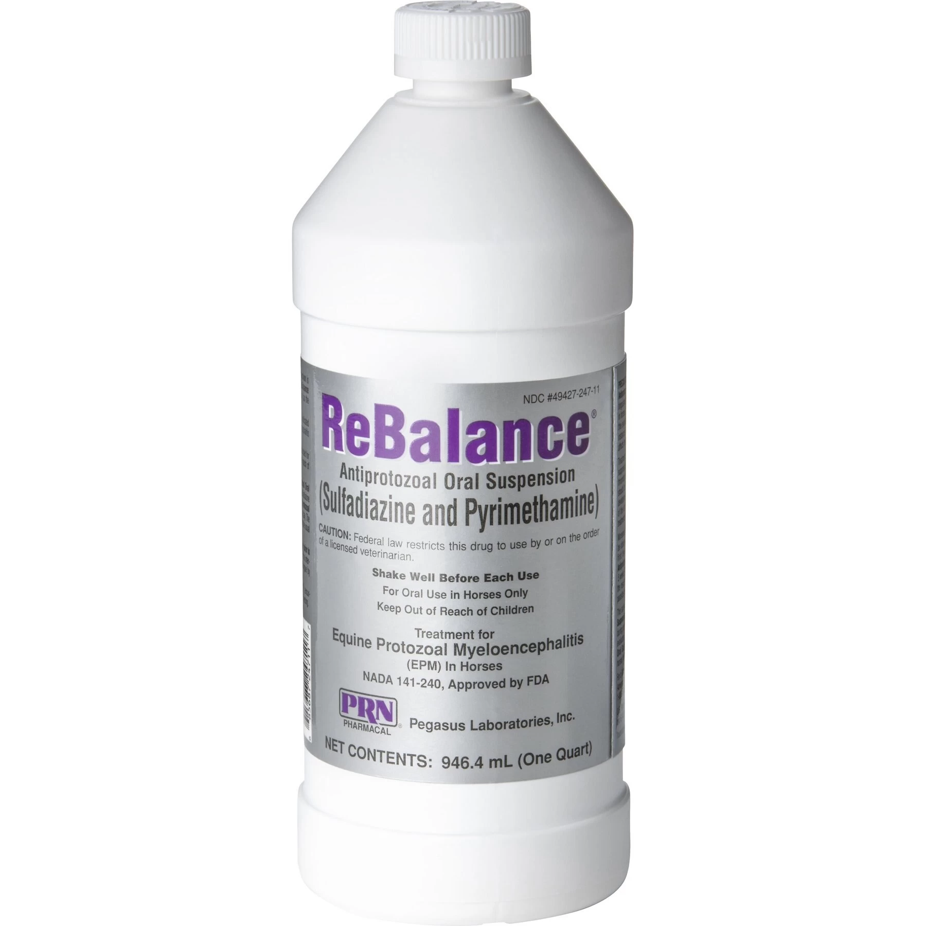ReBalance (sulfadiazine And Pyrimethamine) Antiprotozoal Oral Suspension For Horses 1 ReBalance (sulfadiazine And Pyrimethamine) Antiprotozoal Oral Suspension For Horses