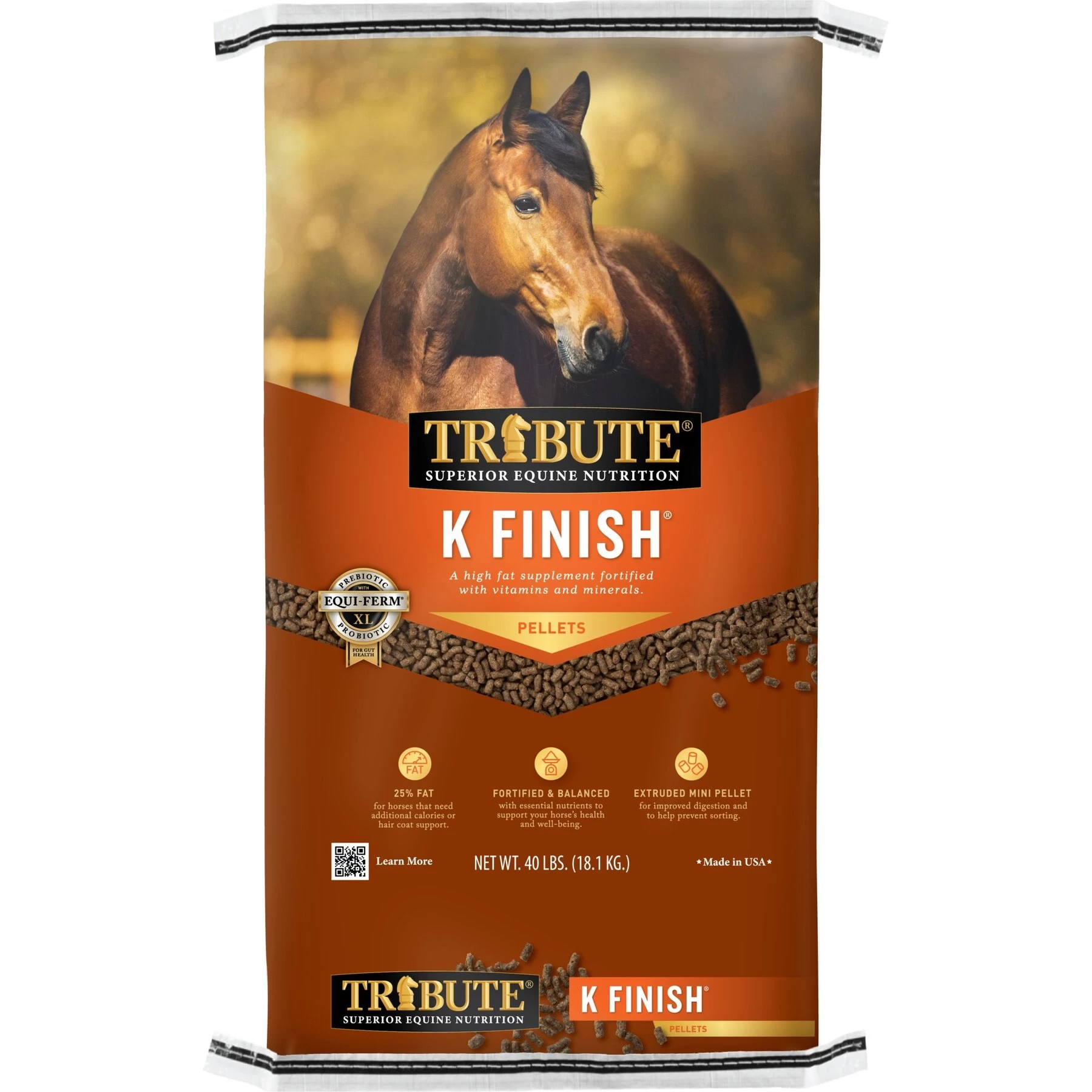 Tribute Equine Nutrition K Finish High Fat Horse Feed 1 Tribute Equine Nutrition K Finish High Fat Horse Feed
