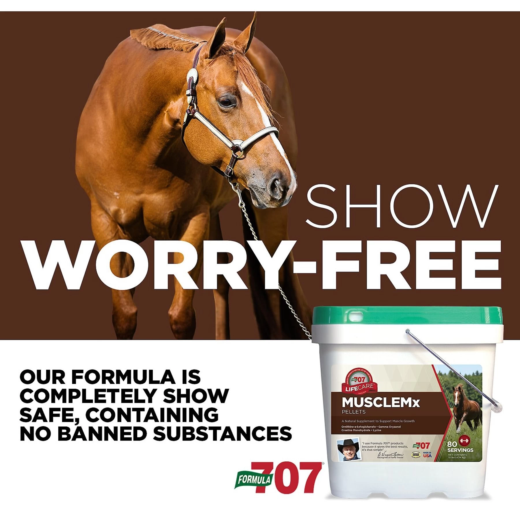 Formula 707 MuscleMx Muscle Care Hay Flavor Pellets Horse Supplement 5 Formula 707 MuscleMx Muscle Care Hay Flavor Pellets Horse Supplement - Image 5