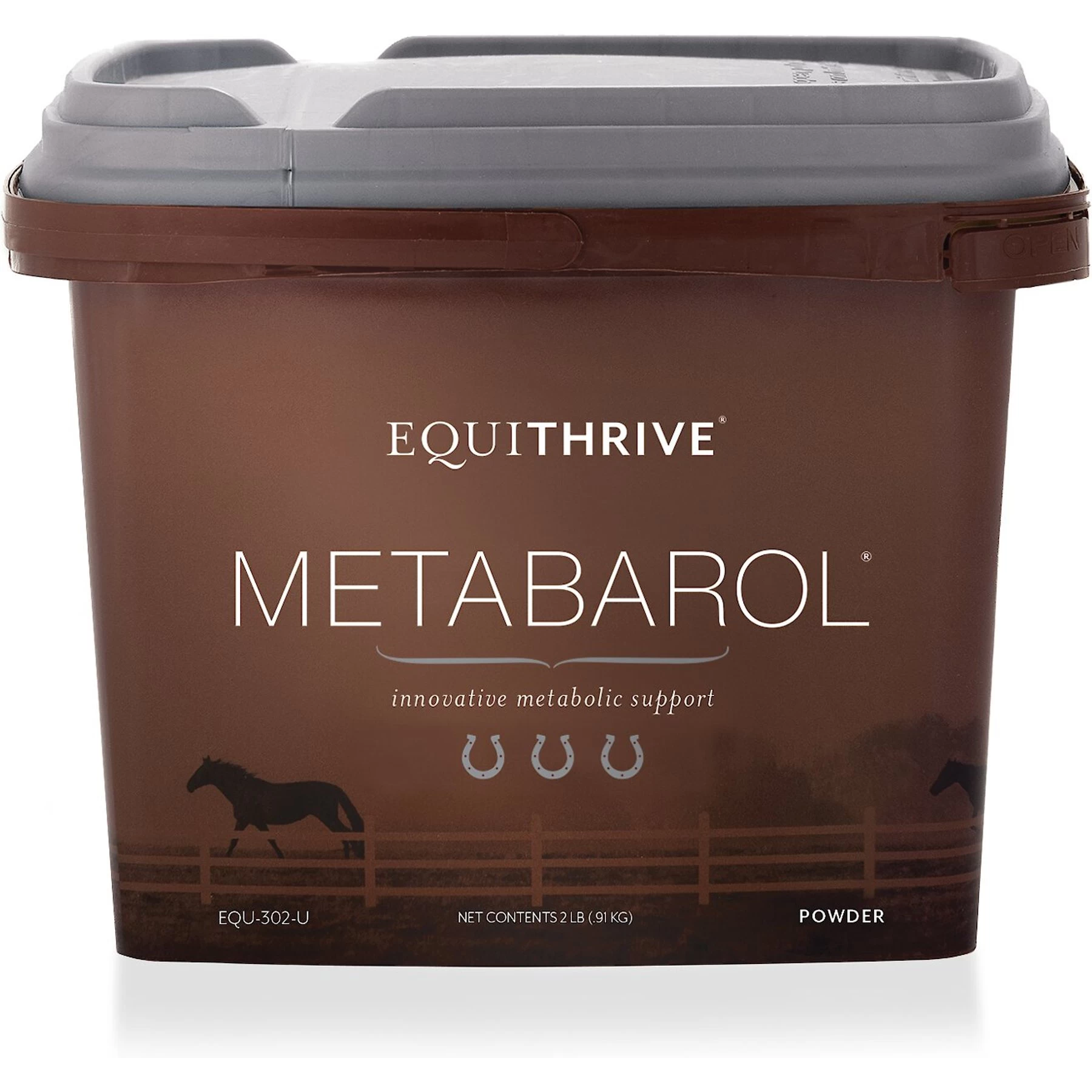 Equithrive Metabarol Metabolism Support Powder Horse Supplement, 2-lb Tub 1 Equithrive Metabarol Metabolism Support Powder Horse Supplement, 2-lb Tub