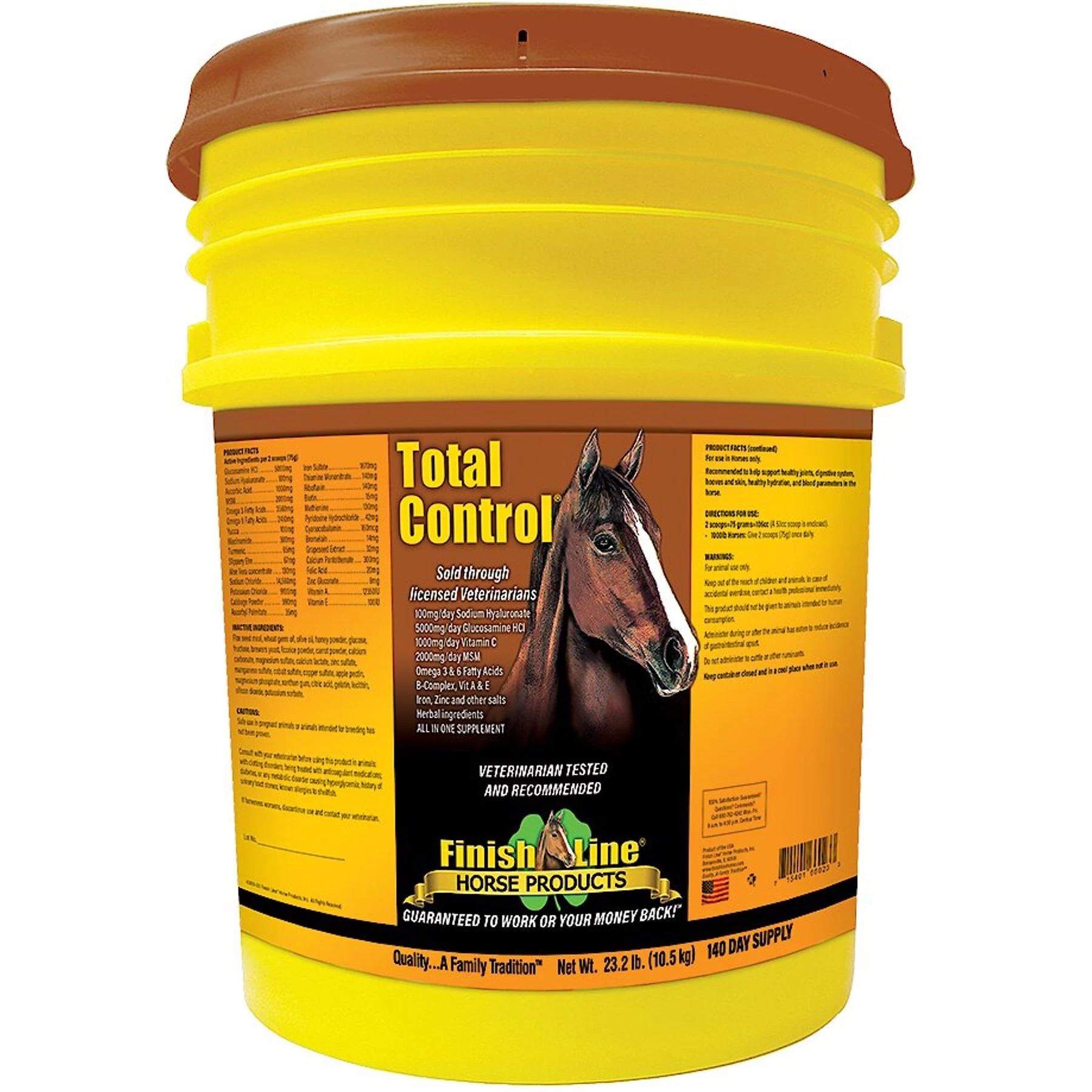 Finish Line Total Control All-In-One Comprehensive Powder Horse Supplement 1 Finish Line Total Control All-In-One Comprehensive Powder Horse Supplement