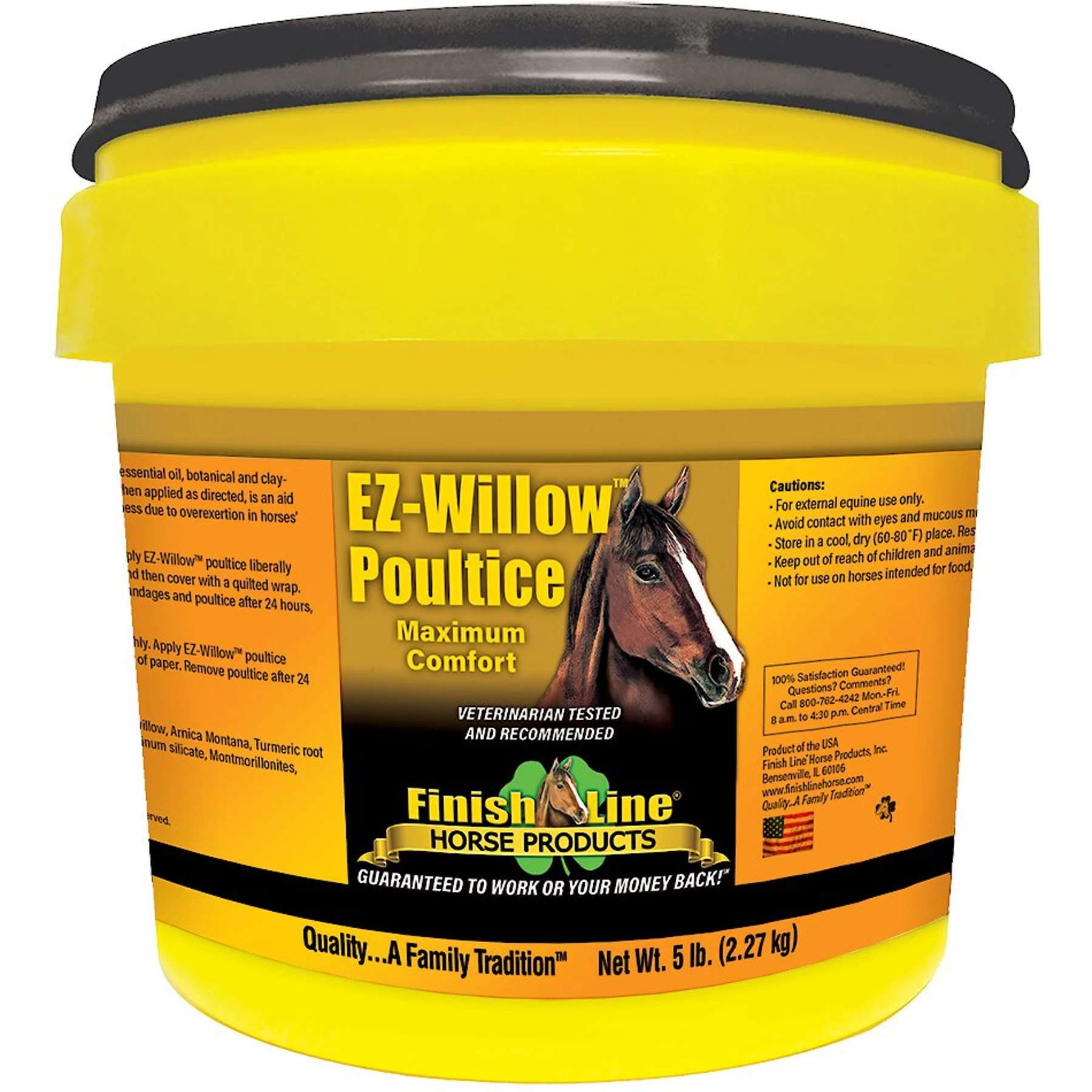 Finish Line EZ-Willow Sore Muscle & Joint Pain Relief Horse Poultice 1 Finish Line EZ-Willow Sore Muscle & Joint Pain Relief Horse Poultice