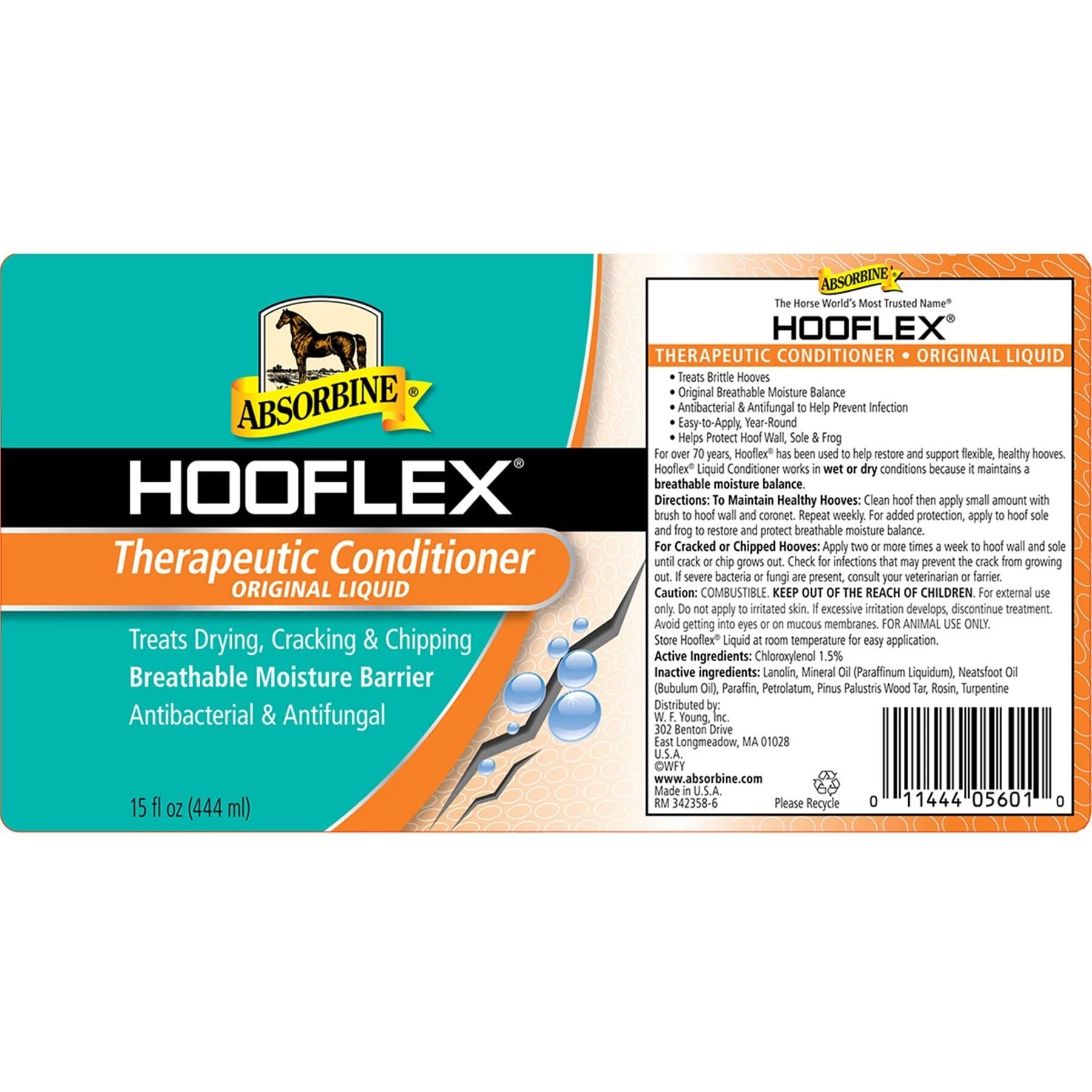 Absorbine Hooflex Therapeutic Horse Hoof Care Conditioner 2 Absorbine Hooflex Therapeutic Horse Hoof Care Conditioner - Image 2