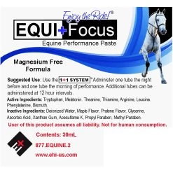 Equine Healthcare International Equi+Focus Molasses Flavor Paste Horse Supplement, 30-cc Syringe -Horse Supplies Shop 200650 PT1. AC SS1800 V1571276307