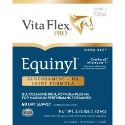Vita Flex Pro Equinyl Glucosamine & Hyaluronic Acid Joint Formula Powder Horse Supplement, 3.75-lb Bucket -Horse Supplies Shop 201803 PT4. AC SS1800 V1661831994
