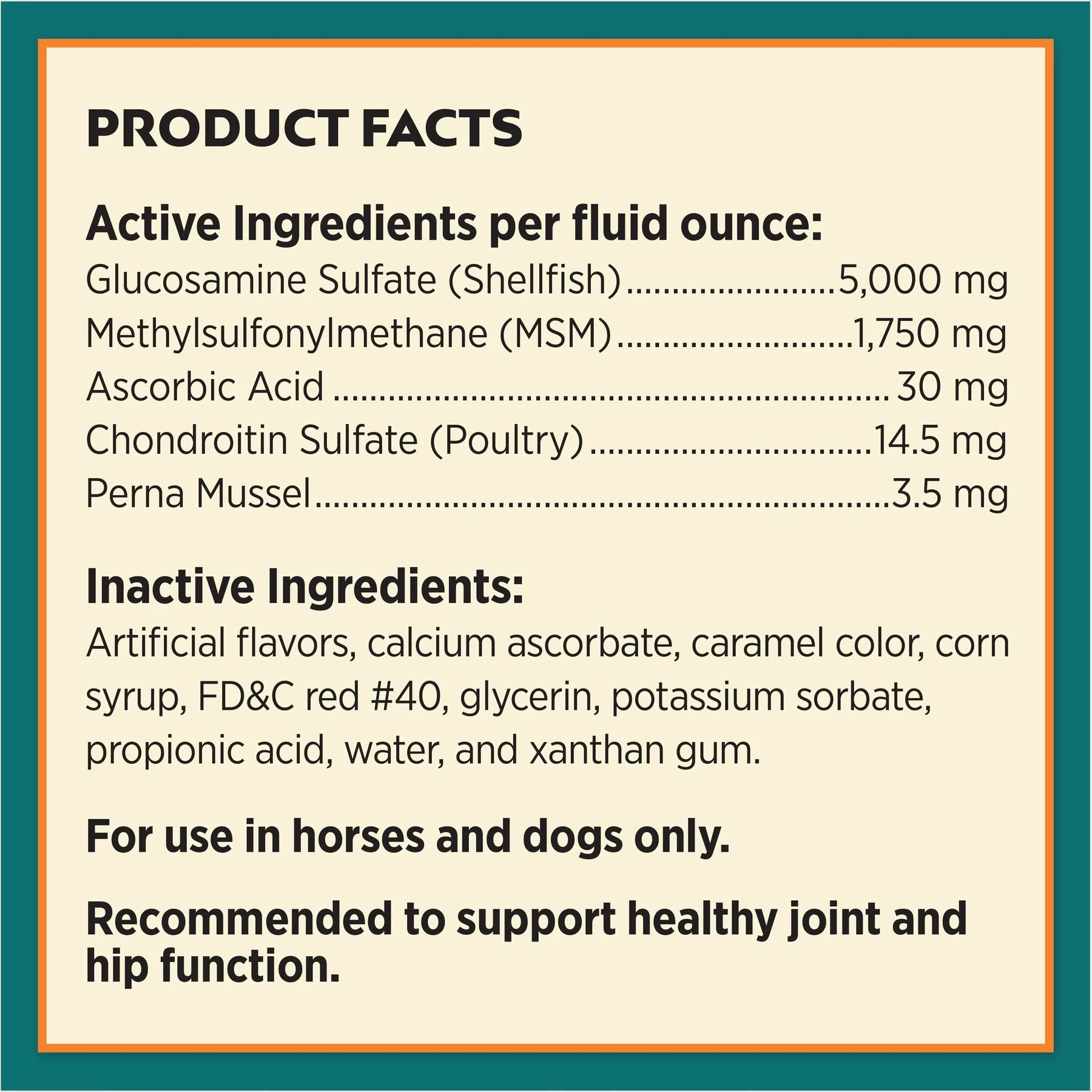 Farnam Next Level Joint Fluid Supplement, Supports Healthy Hip & Joint Function For Horses & Dogs 3 Farnam Next Level Joint Fluid Supplement, Supports Healthy Hip & Joint Function For Horses & Dogs - Image 3