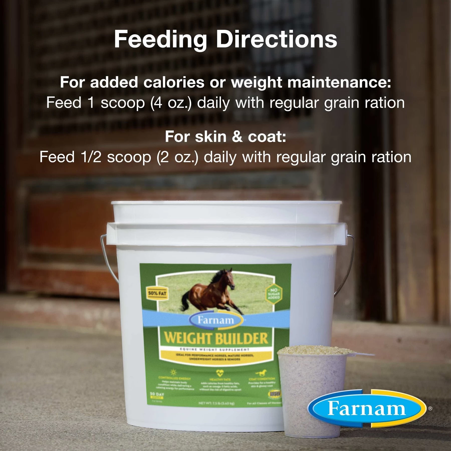Farnam Weight Builder Powder Horse Supplement 4 Farnam Weight Builder Powder Horse Supplement - Image 4