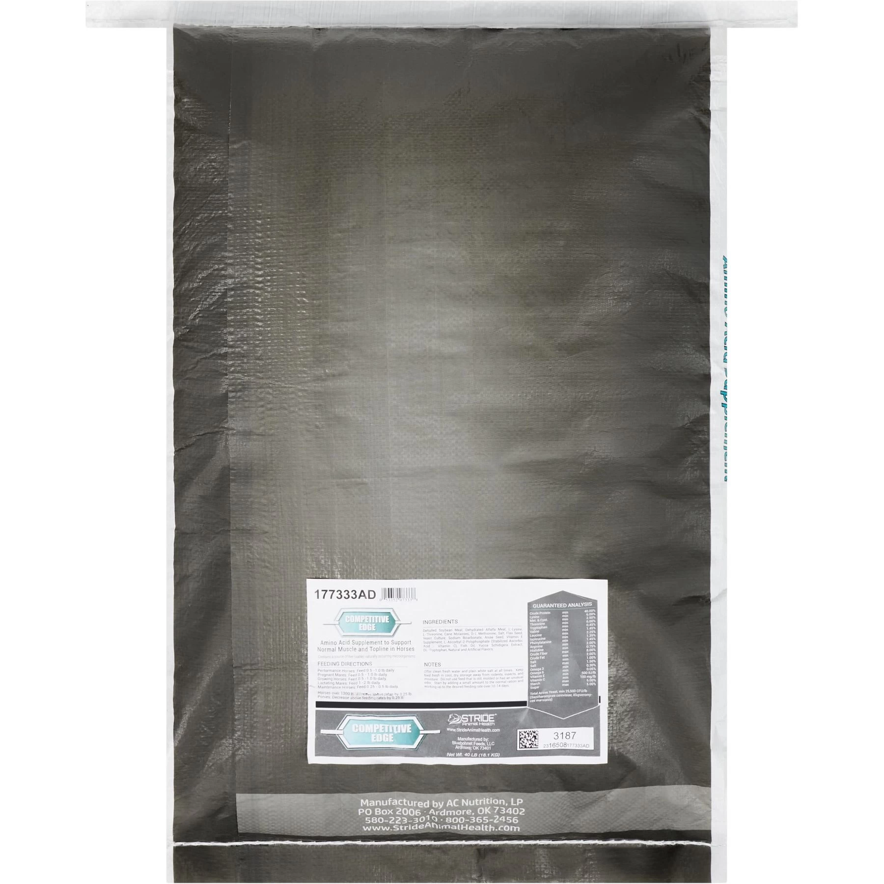 Stride Animal Health Competitive Edge Amino Acid Recovery Pellets Horse Supplement 2 Stride Animal Health Competitive Edge Amino Acid Recovery Pellets Horse Supplement - Image 2