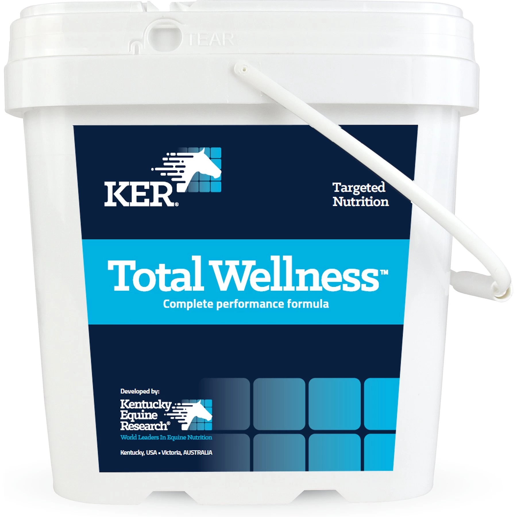 Kentucky Equine Research Total Wellness Complete Performance Formula Hay Flavor Pellets Horse Supplement, 8.8-lb Bucket 1 Kentucky Equine Research Total Wellness Complete Performance Formula Hay Flavor Pellets Horse Supplement, 8.8-lb Bucket