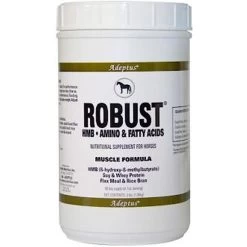 Adeptus Robust HMB, Amino & Fatty Acids Muscle Formula Powder Horse Supplement, 3-lb Tub