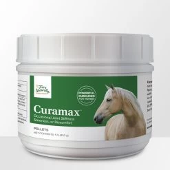 Terry Naturally Animal Health Curamax Powerful Curcumin Pellets Horse Supplement, 1-lb Canister
