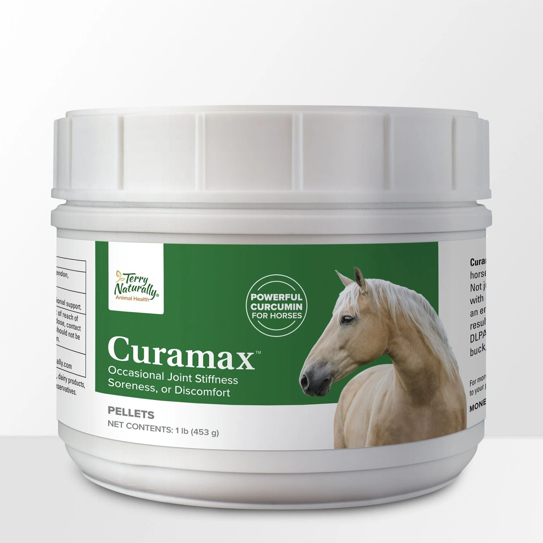 Terry Naturally Animal Health Curamax Powerful Curcumin Pellets Horse Supplement, 1-lb Canister 1 Terry Naturally Animal Health Curamax Powerful Curcumin Pellets Horse Supplement, 1-lb Canister