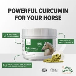 Terry Naturally Animal Health Curamax Powerful Curcumin Pellets Horse Supplement, 1-lb Canister 13 Terry Naturally Animal Health Curamax Powerful Curcumin Pellets Horse Supplement, 1-lb Canister -Horse Supplies Shop 205101 PT5. AC SS1800 V1687527083