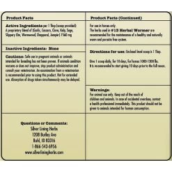 Silver Lining Herbs Herbal Horse Dewormer Supplement 3 Silver Lining Herbs Herbal Horse Dewormer Supplement -Horse Supplies Shop 206404 PT2. AC SS1800 V1611619668