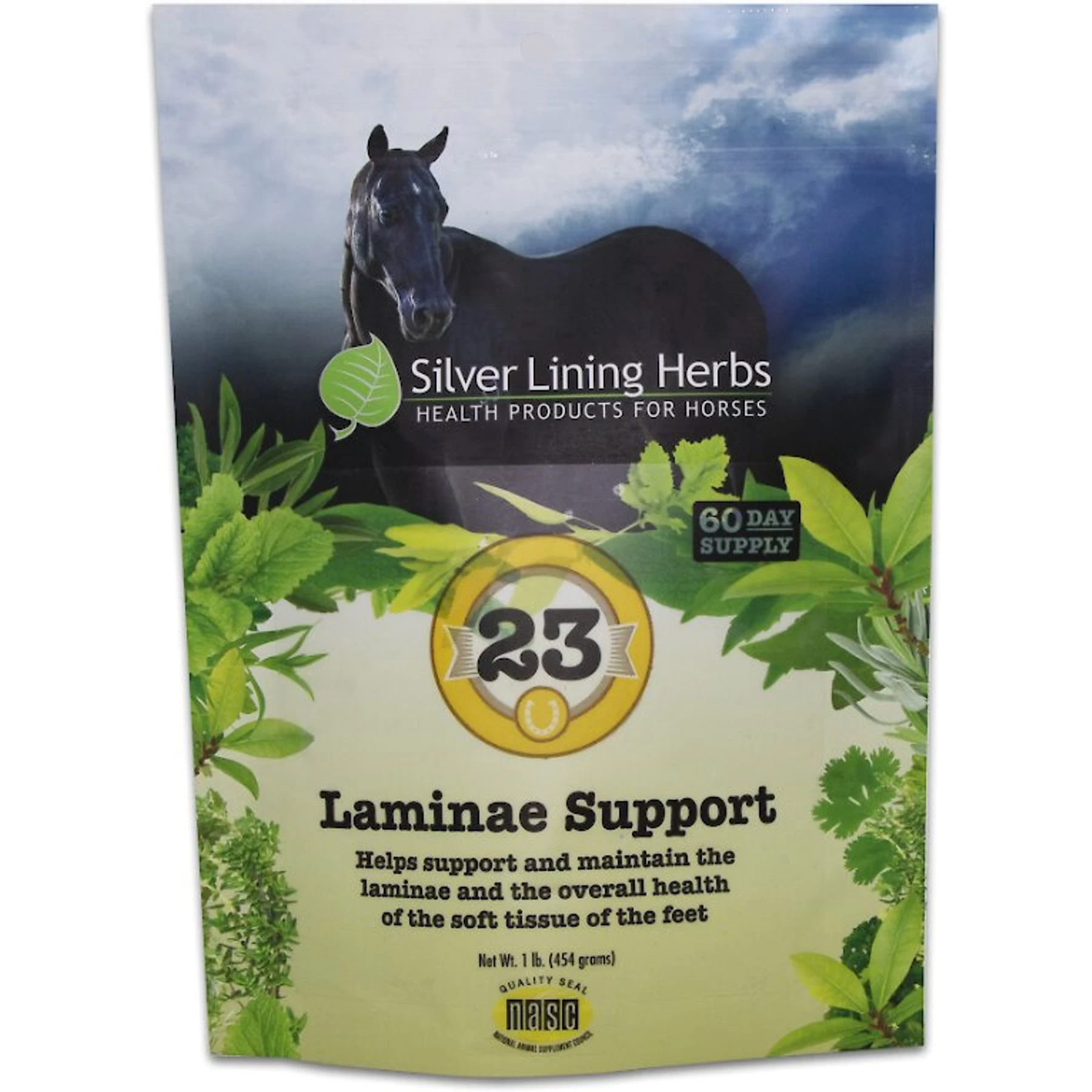 Silver Lining Herbs Laminae Support Powder Horse Supplement, 1-lb Bag 1 Silver Lining Herbs Laminae Support Powder Horse Supplement, 1-lb Bag