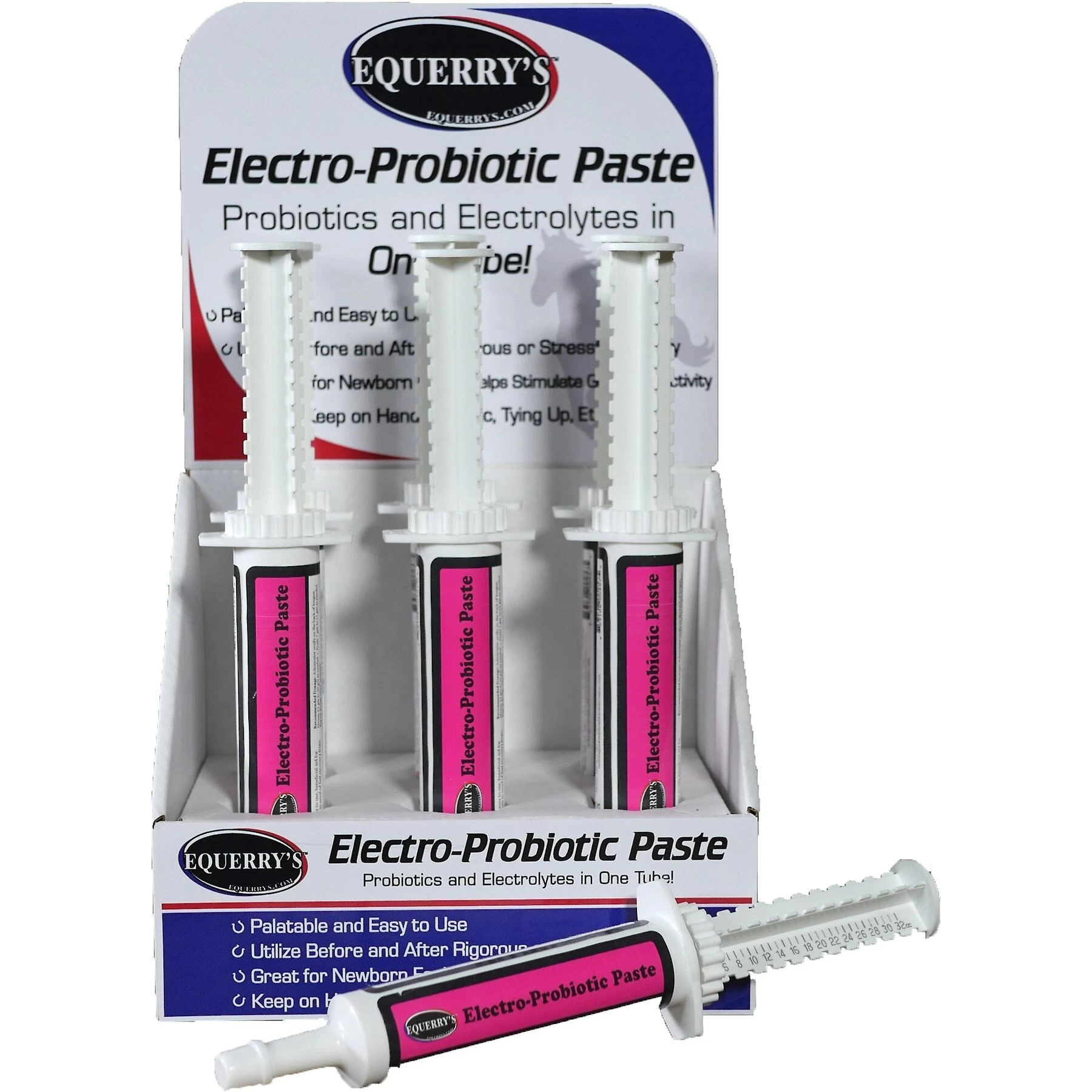 Equerry's Electro-Probiotic Paste Horse Supplement, 30-gm Syringe 1 Equerry's Electro-Probiotic Paste Horse Supplement, 30-gm Syringe