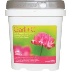 Equilite Herbals Garli+C Immune Support Powder Horse Supplement, 2-lb Tub