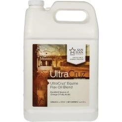 UltraCruz Flax Oil Blend Skin, Coat & Hoof Care Liquid Horse Supplement