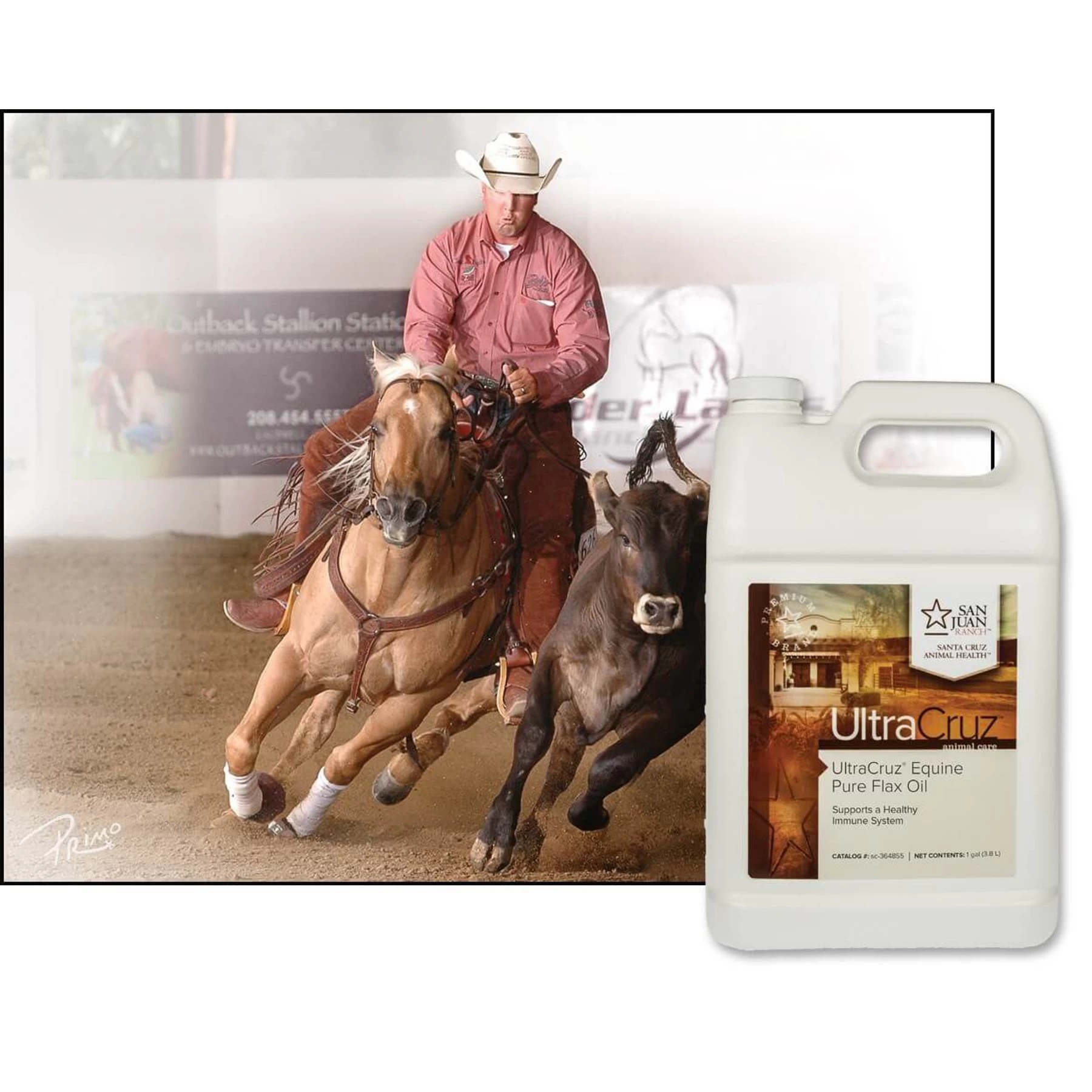 UltraCruz Pure Flax Oil Skin, Coat & Hoof Care Liquid Horse Supplement 3 UltraCruz Pure Flax Oil Skin, Coat & Hoof Care Liquid Horse Supplement - Image 3