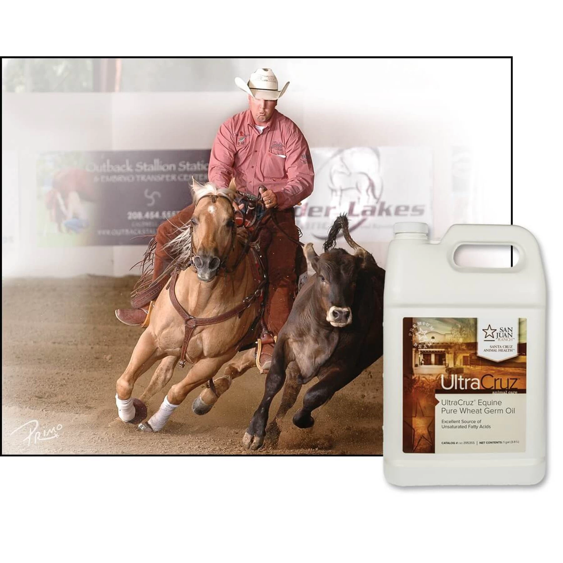 UltraCruz Pure Wheat Germ Oil Skin & Coat Care Liquid Horse Supplement 3 UltraCruz Pure Wheat Germ Oil Skin & Coat Care Liquid Horse Supplement - Image 3