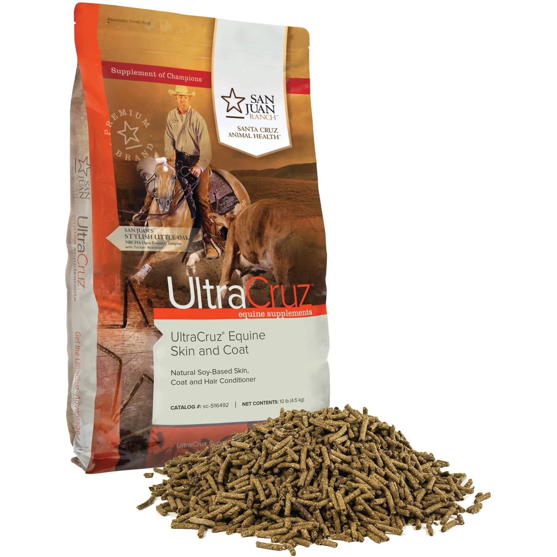 UltraCruz Skin & Coat Pellets Horse Supplement 4 UltraCruz Skin & Coat Pellets Horse Supplement - Image 4